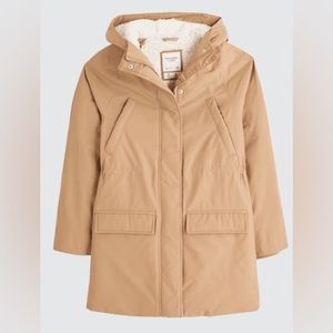 Abercrombie Sherpa-Lined Parka (NWOT)